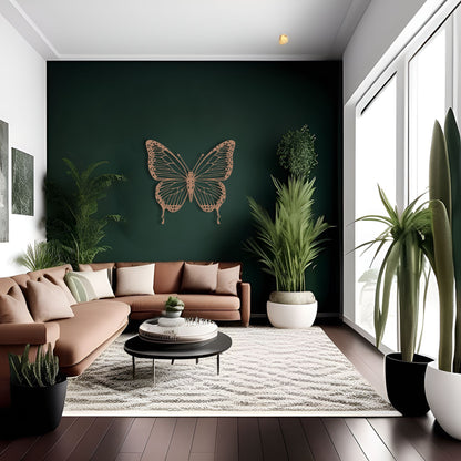 Butterfly Symmetrical Metal Wall Art