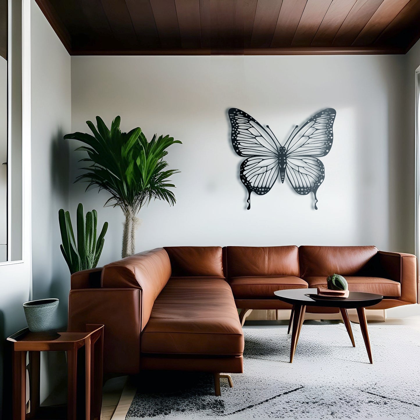 Butterfly Symmetrical Metal Wall Art