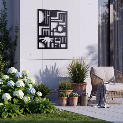 The Sun Gate Circuit | Metal Wall Art