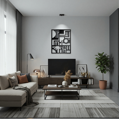 The Sun Gate Circuit | Metal Wall Art