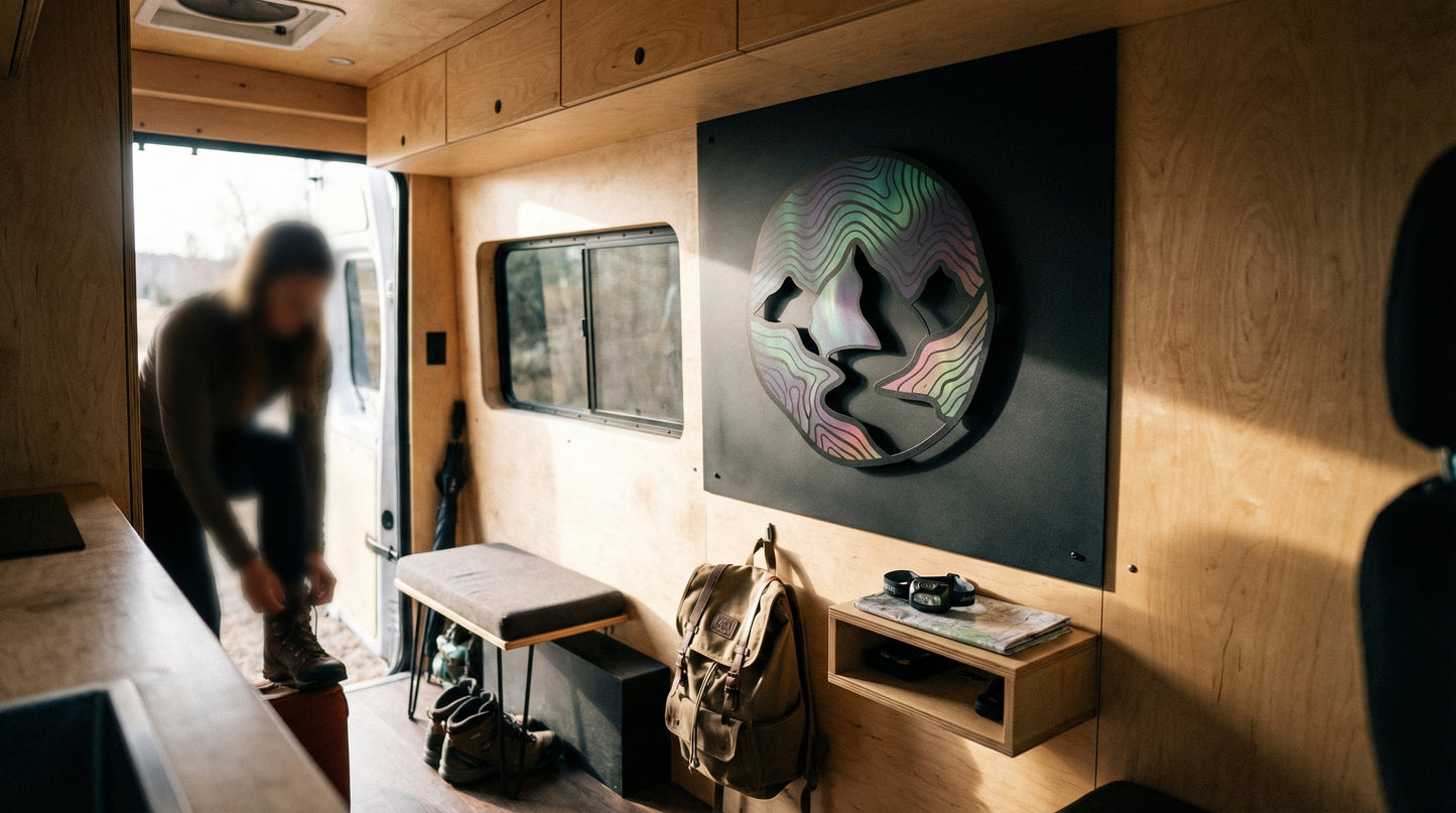 Décoration murale en métal 1:1 80 % UV