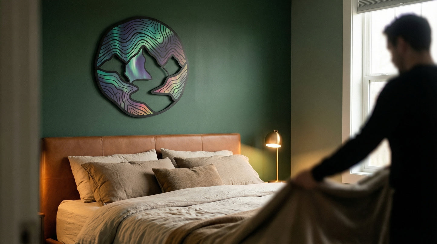 Décoration murale en métal 1:1 80 % UV