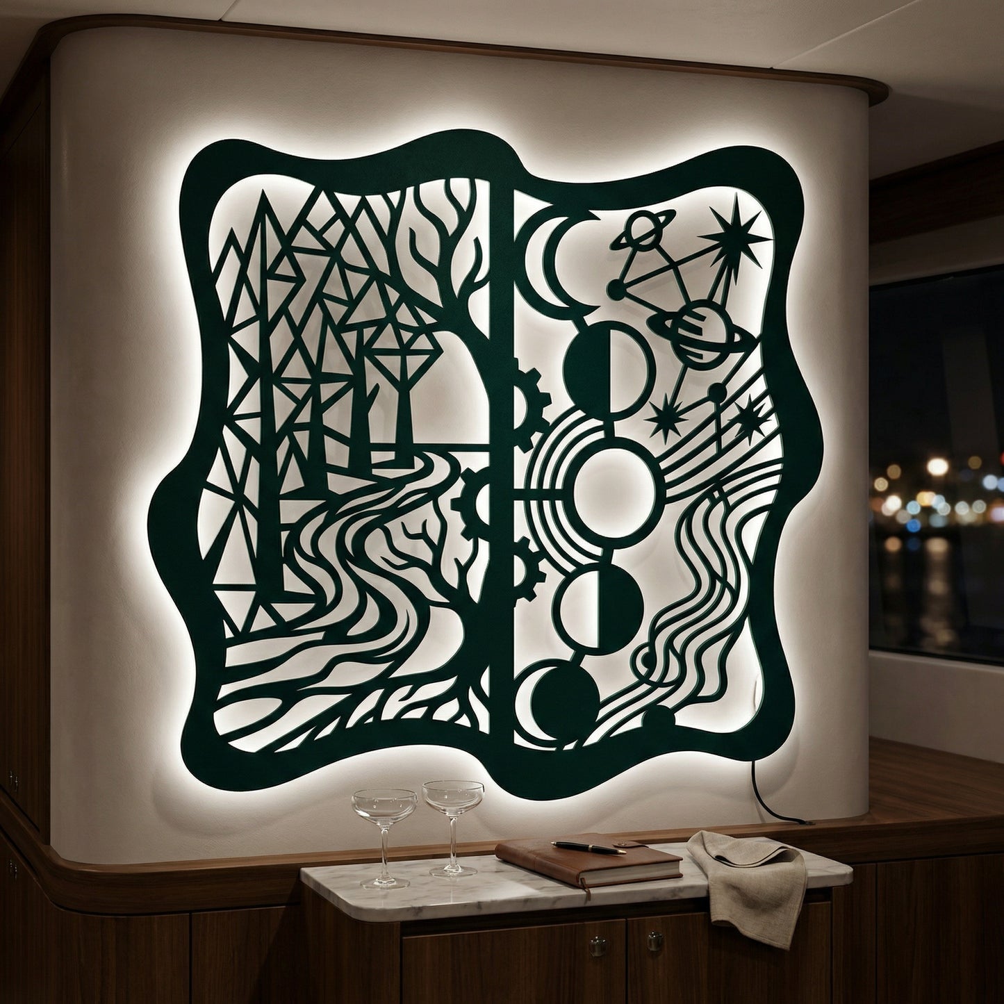 Eclipse River | Cosmic / Celestial