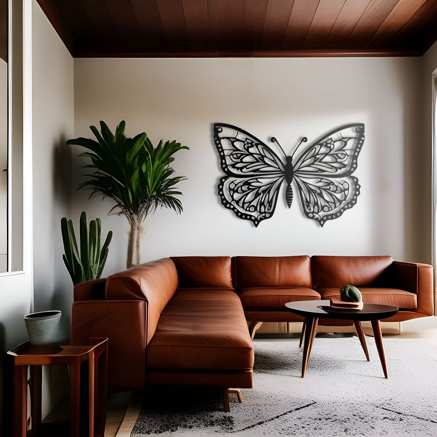 Elegant Euphoria Metal Butterfly Wall Decor