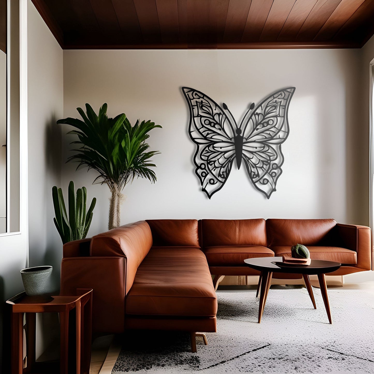 Flights of Fancy Outdoor Metal Butterfly Wall Art