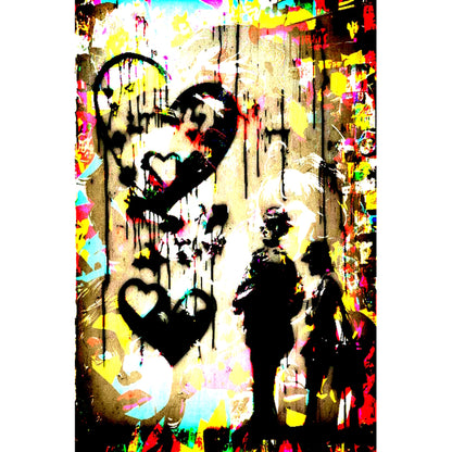 Graffiti Lovers - スチームパンク メタル ポスター