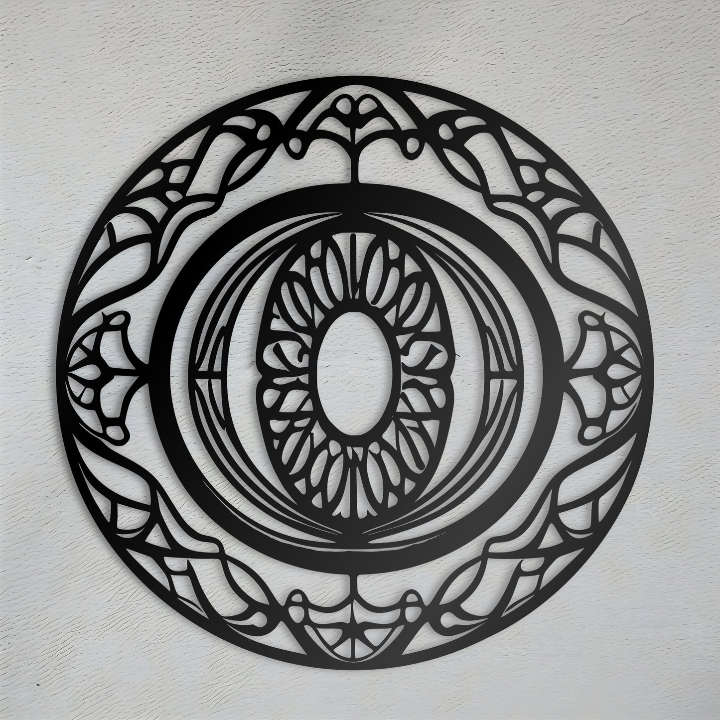 Intricate Mandala Ornament - Metal Wall Art