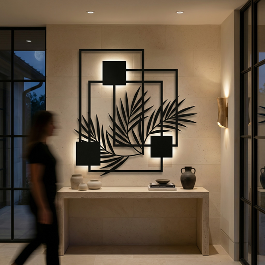 Fronds in Frame (LED) | Leaves & Botanicals