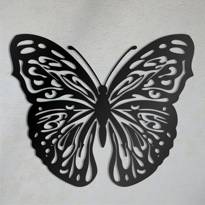 Majestic Monarch Metal Butterfly Wall Decor