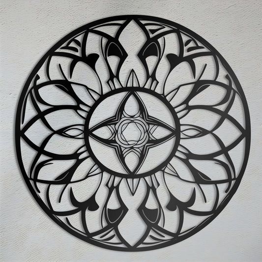 Mandala Wall Art - Symmetrical and Circular Design