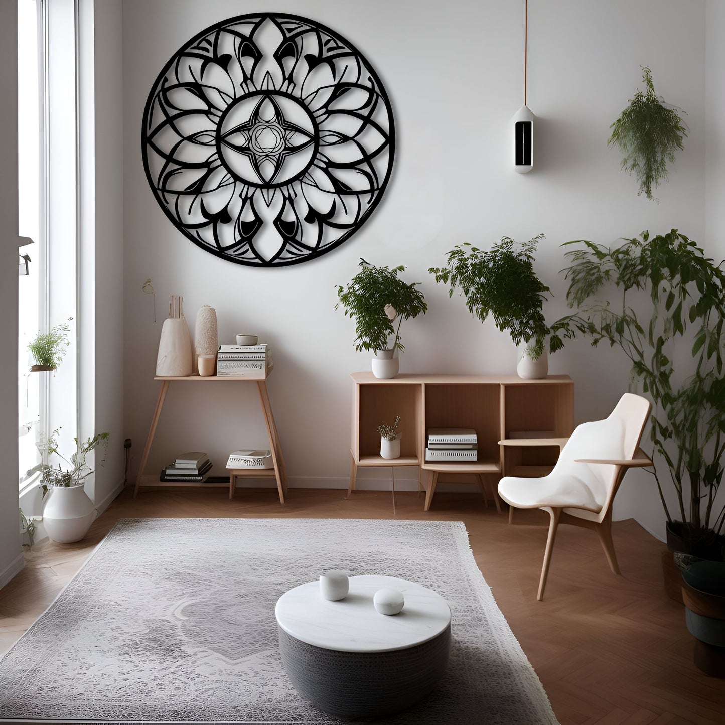 Mandala Wall Art - Symmetrical and Circular Design