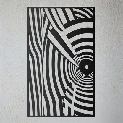 Metal Wall Art - Zebra's Eye