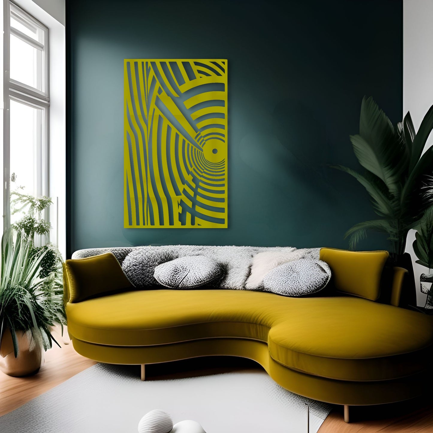 Metal Wall Art - Zebra's Eye