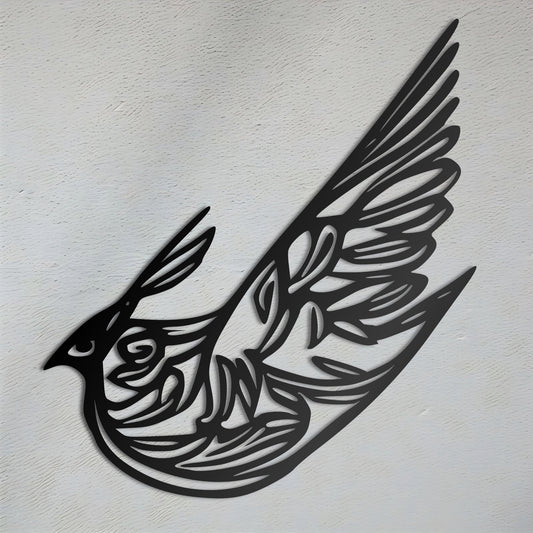 モダンな簡略化された鳥のウォールアート