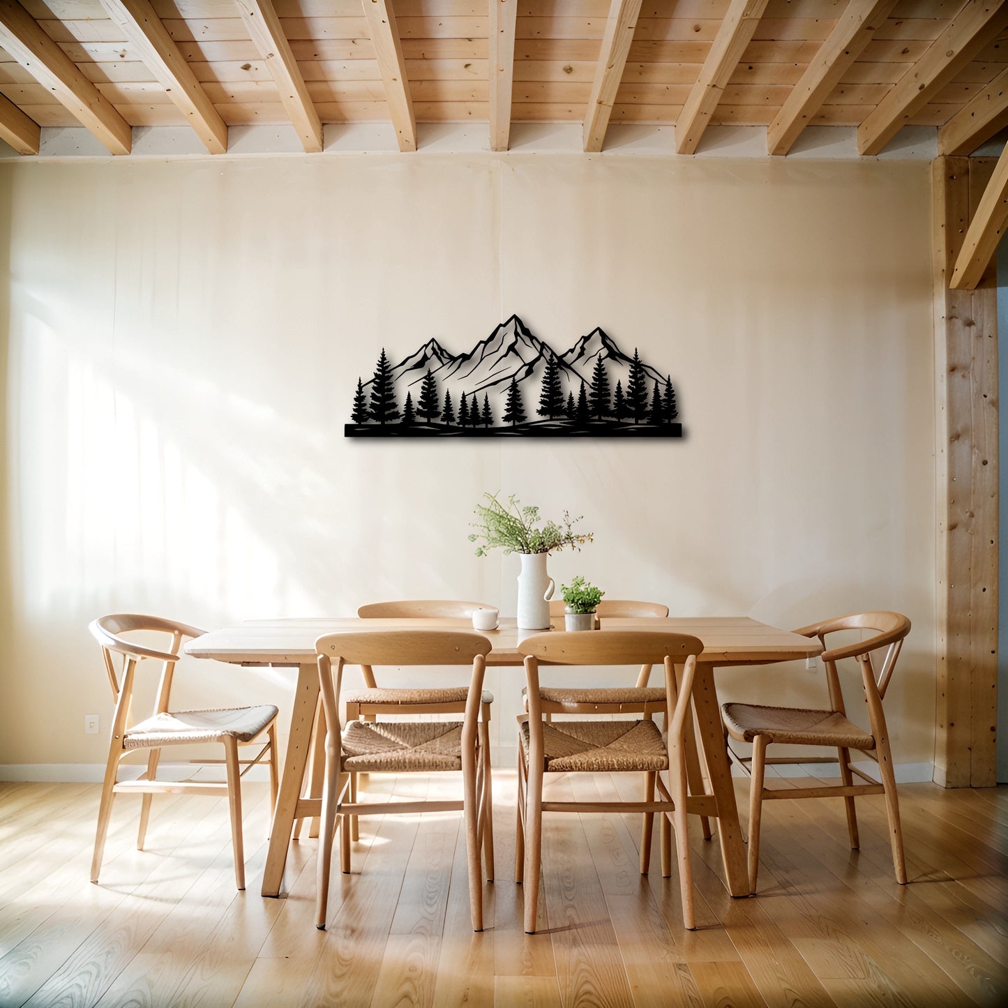 Mountain Metal Wall Art V1