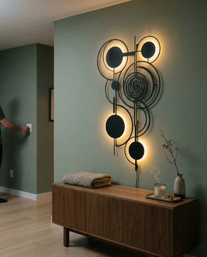 Orbital Drift | Geometric Grids & Lattices