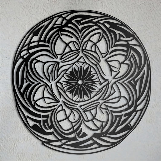 Radiant Mandala Wall Art for Yoga and Meditation