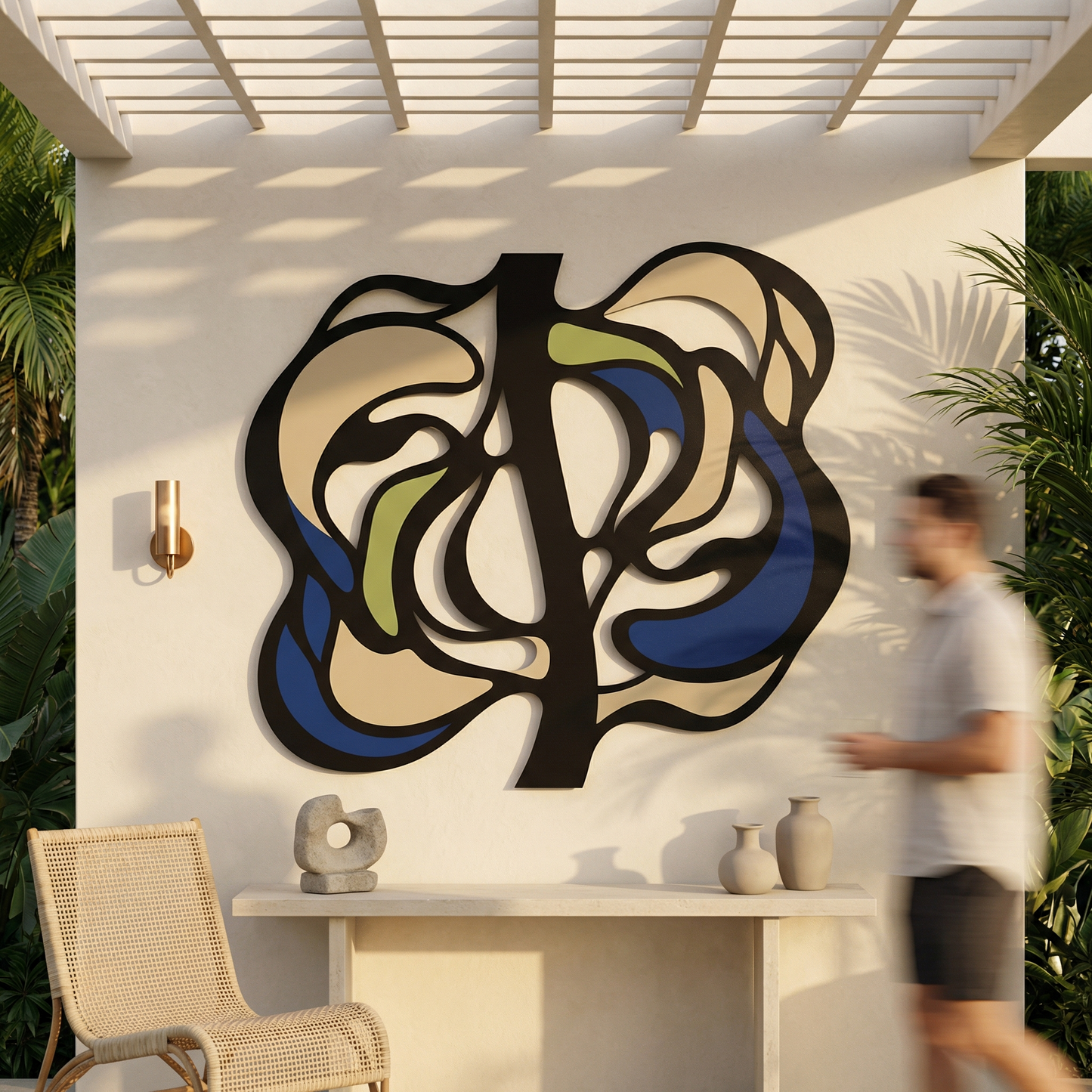 Verdant Divide | Abstract Flow