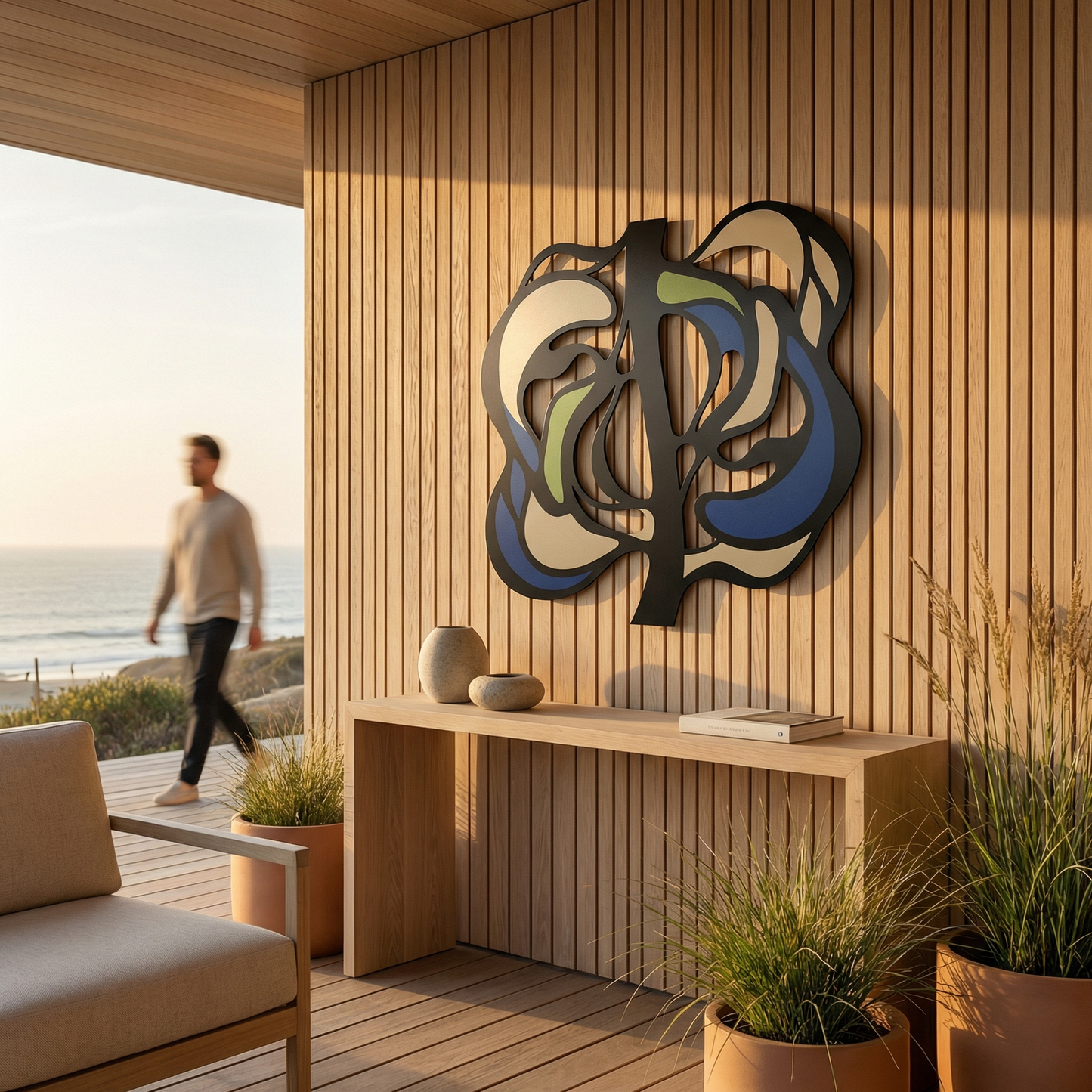 Verdant Divide | Abstract Flow