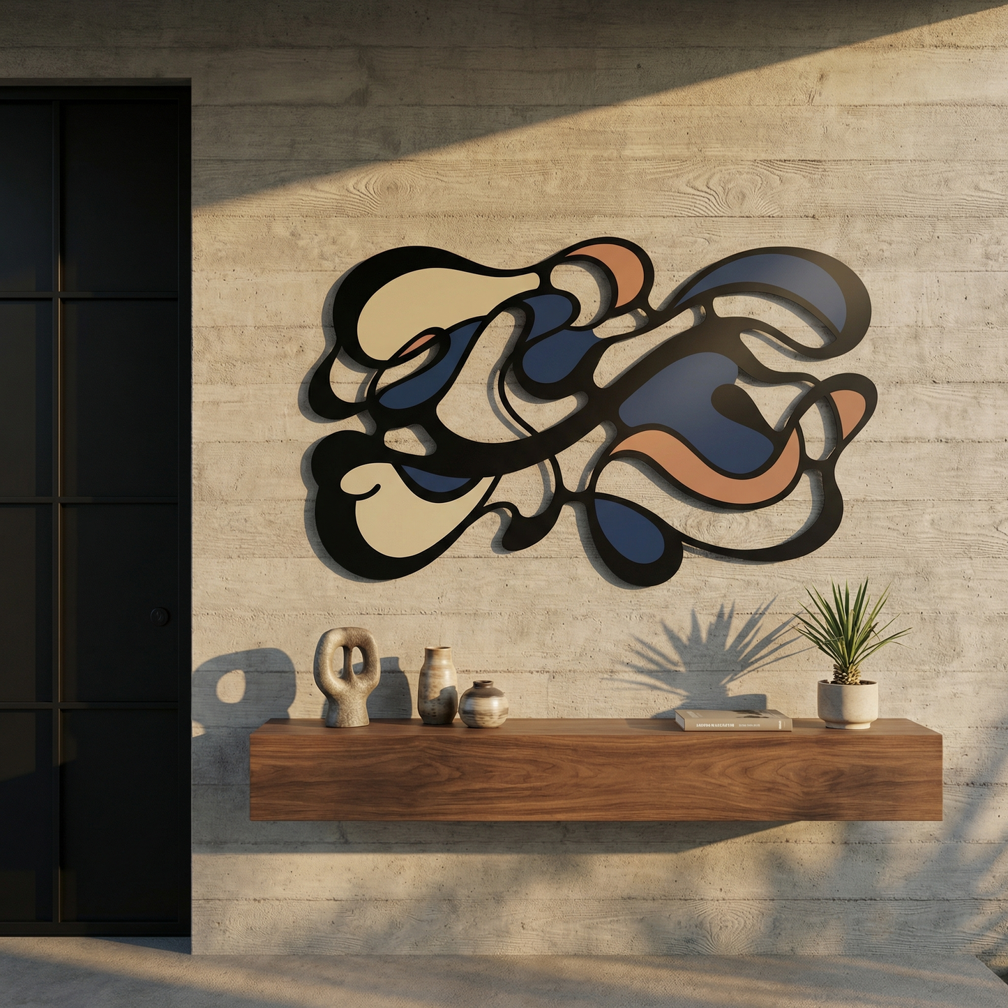 Midnight Swell | Abstract Flow