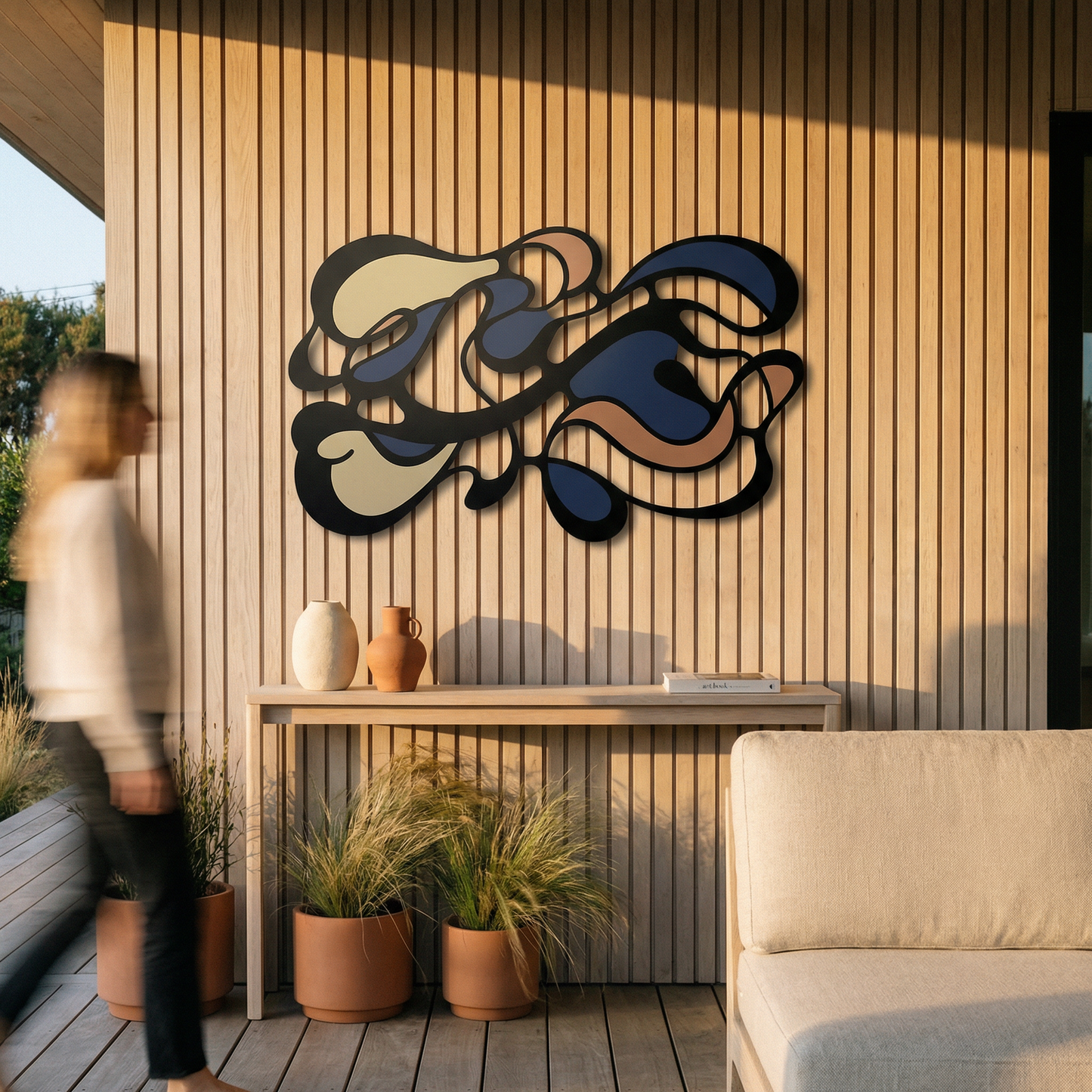 Midnight Swell | Abstract Flow