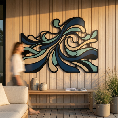 Sage Tide | Abstract Flow