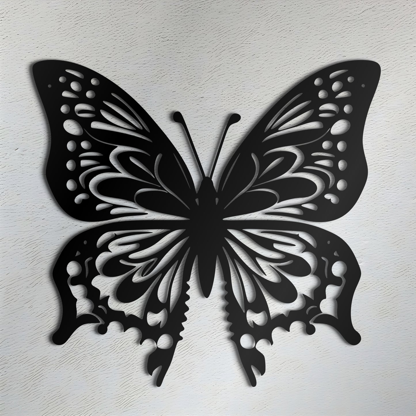 Symmetrical Wonder Butterfly Metal Wall Art for Living Room