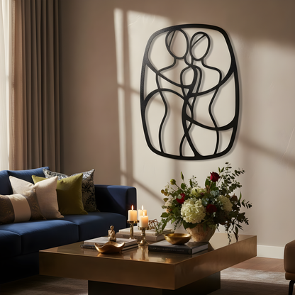 The Quiet Vow  Metal Wall Art