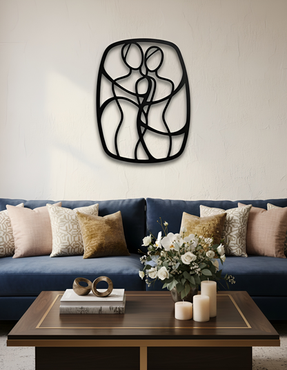 The Quiet Vow  Metal Wall Art