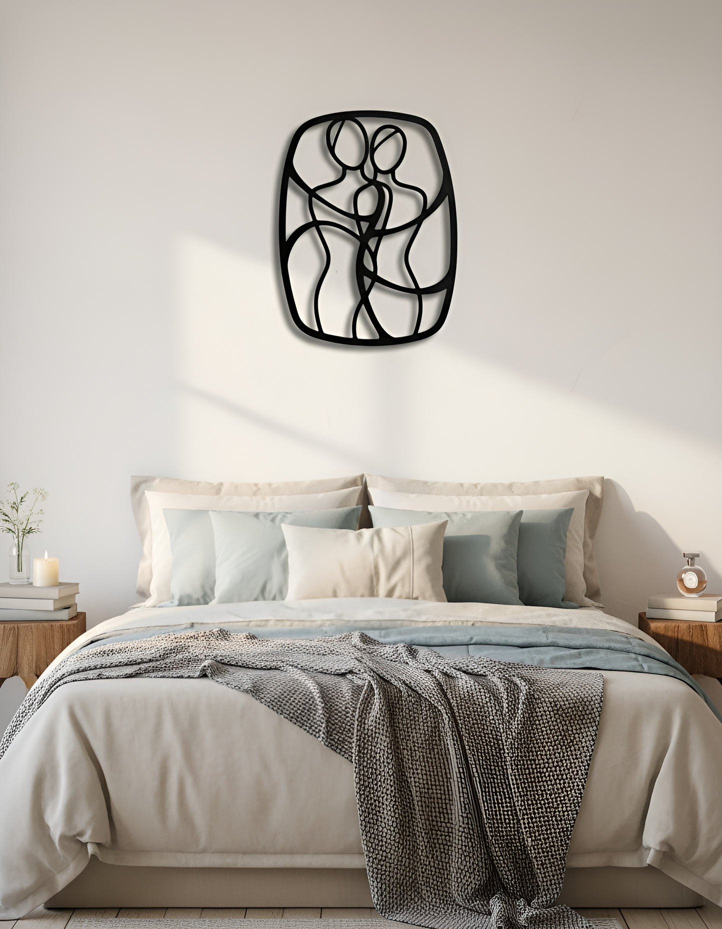 The Quiet Vow  Metal Wall Art