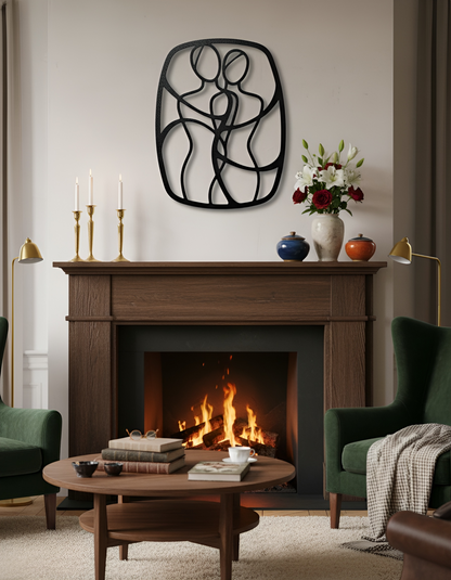 The Quiet Vow  Metal Wall Art