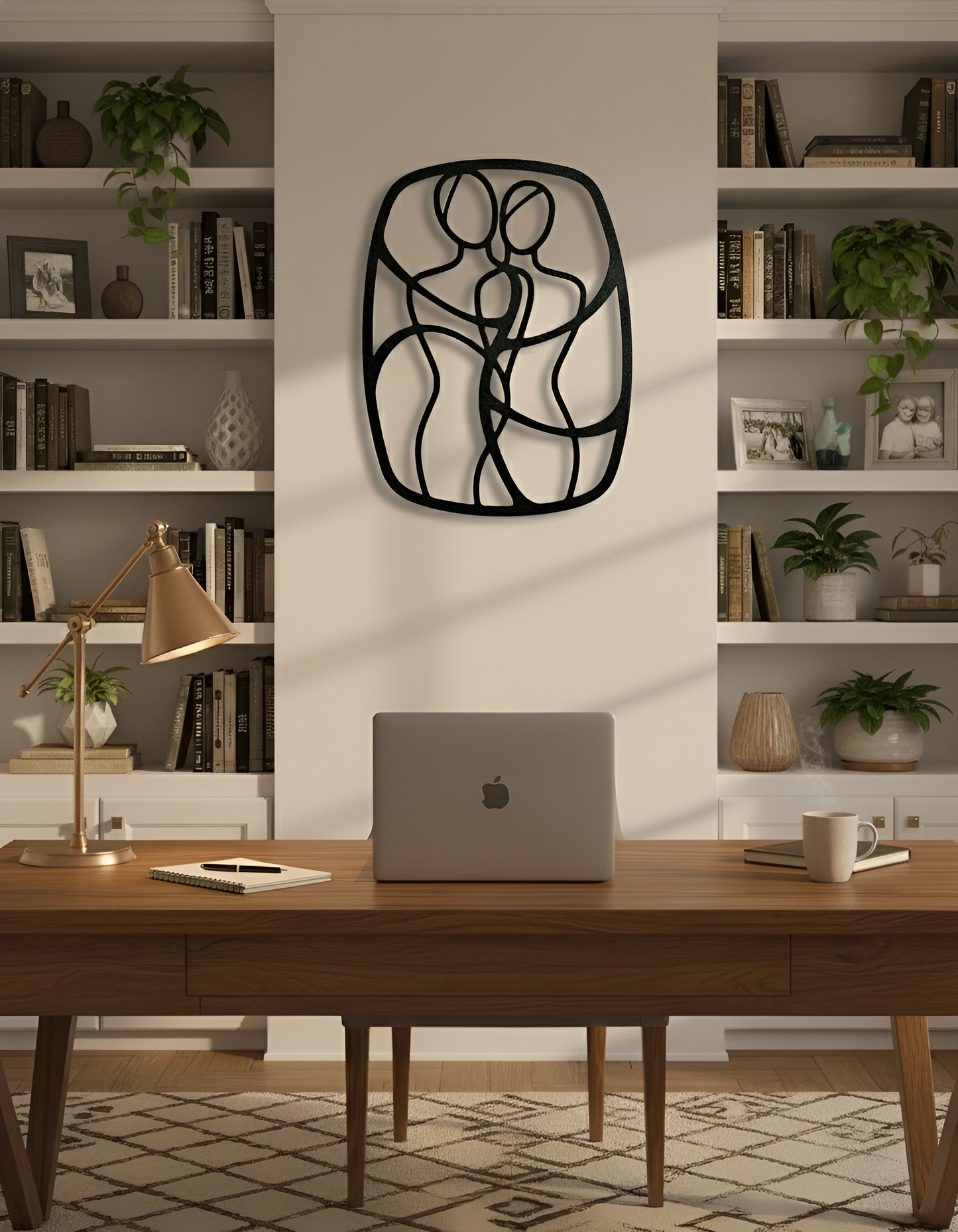 The Quiet Vow  Metal Wall Art