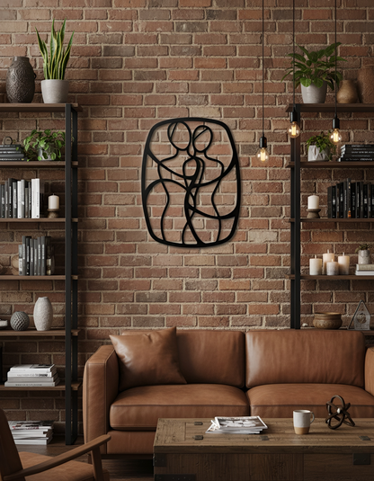 The Quiet Vow  Metal Wall Art