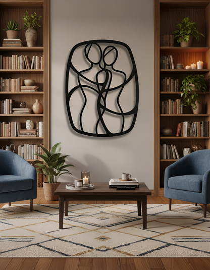 The Quiet Vow  Metal Wall Art