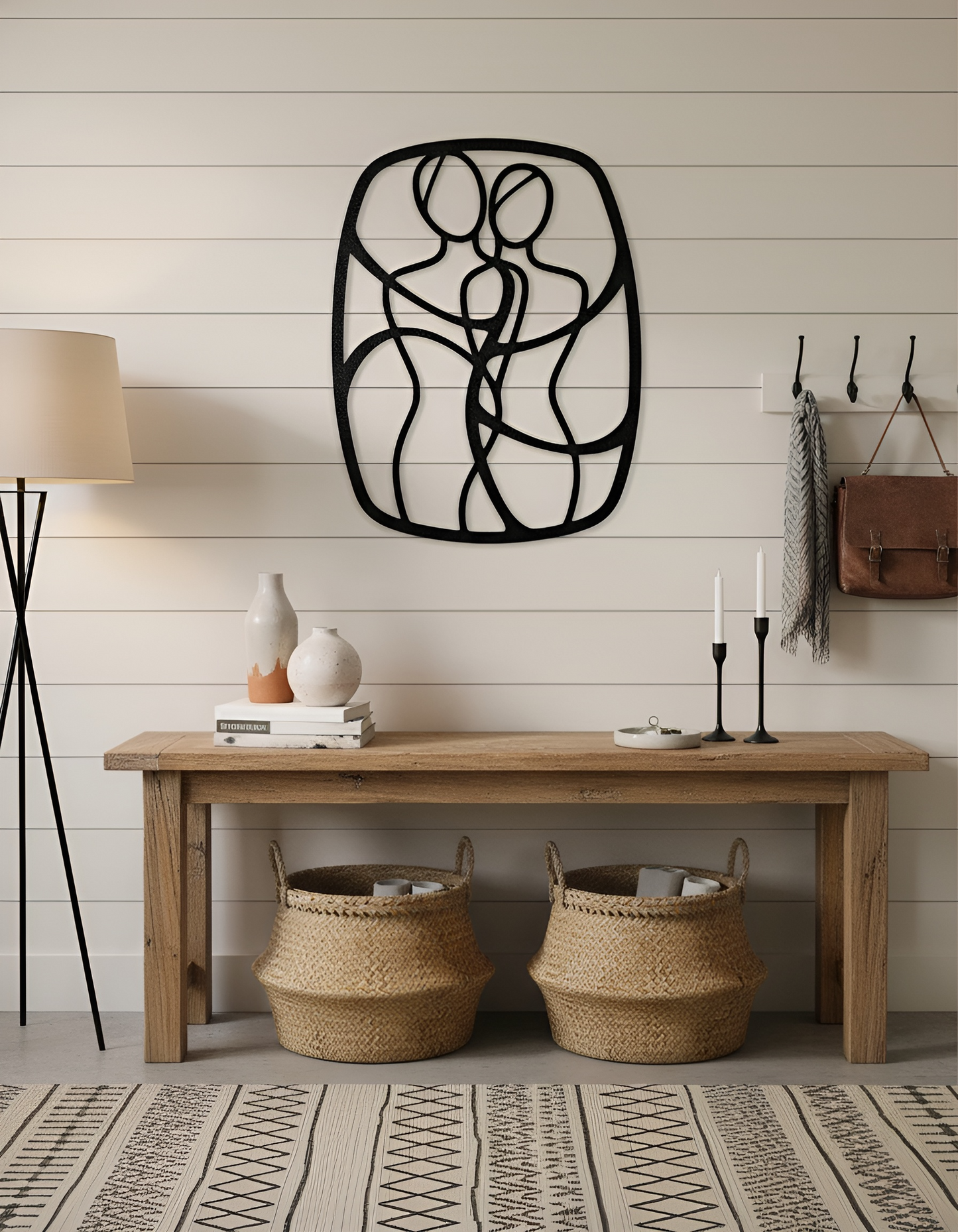 The Quiet Vow  Metal Wall Art