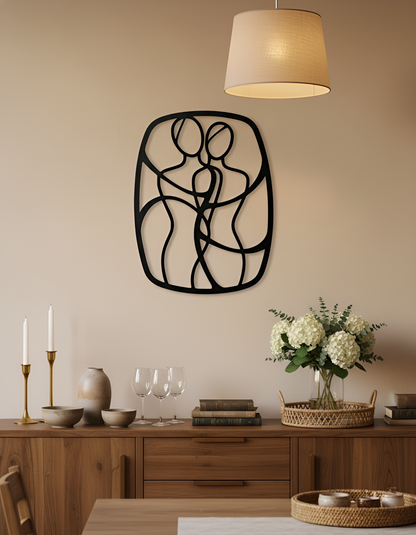 The Quiet Vow  Metal Wall Art