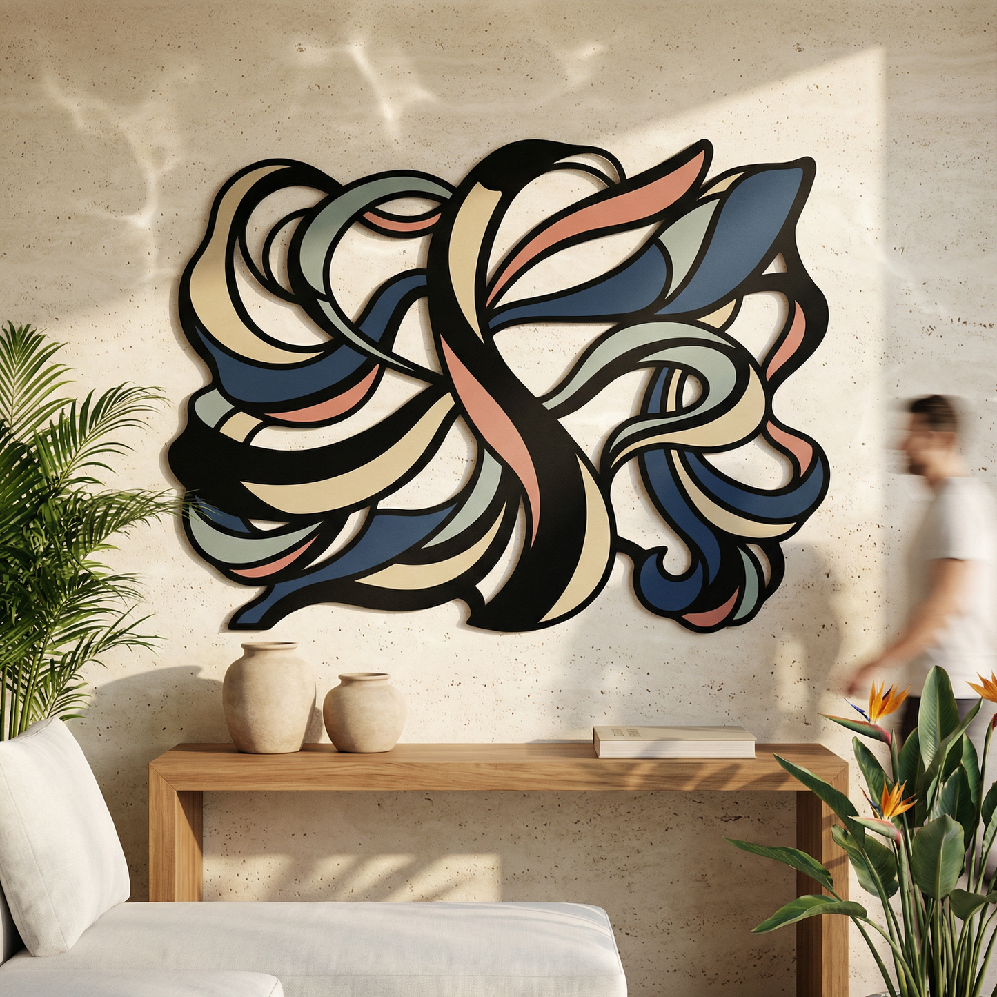 Crosswind Tangle | Abstract Flow