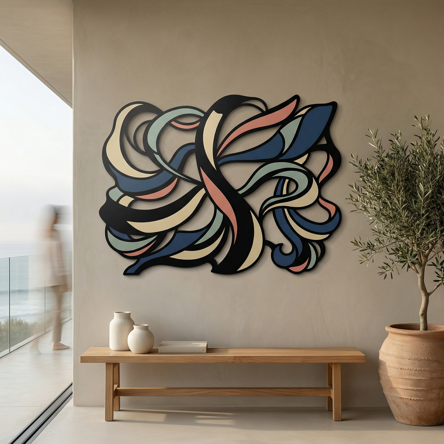 Crosswind Tangle | Abstract Flow