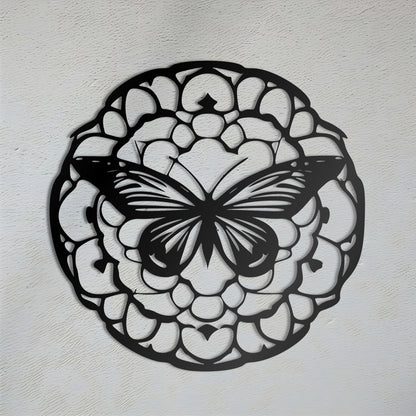 Wings of Wonder Symmetrical Butterfly Wall Art