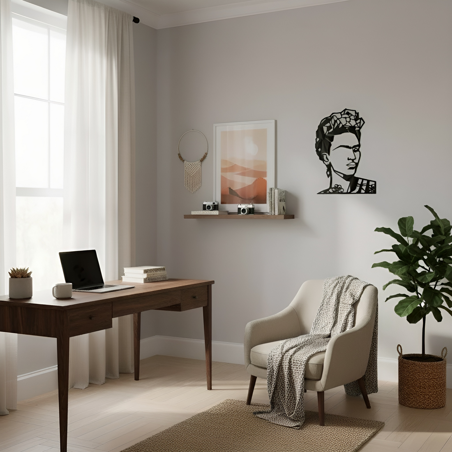 The Unbroken Gaze | Abstract Portraiture