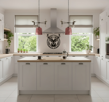 The Antler Warden | Metal Wall Art