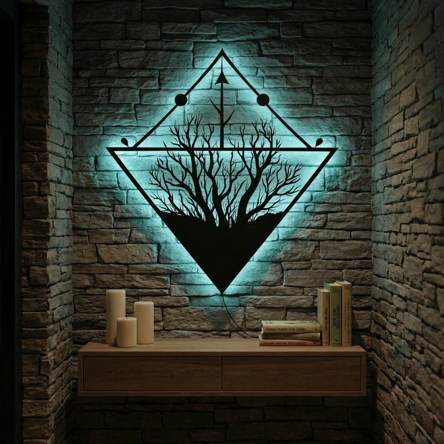 Sacred Grove | Trees & Forest Metal Wall Art