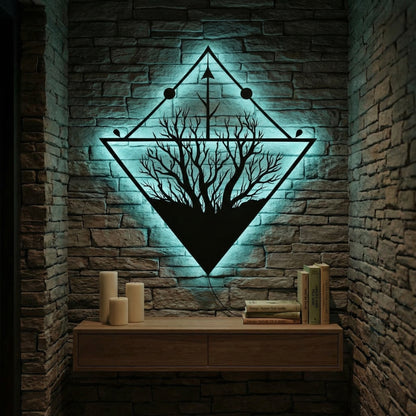 Sacred Grove | Trees & Forest Metal Wall Art