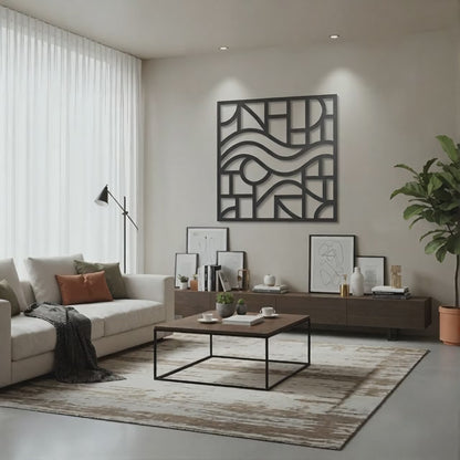 The Meridian Current | Metal Wall Art