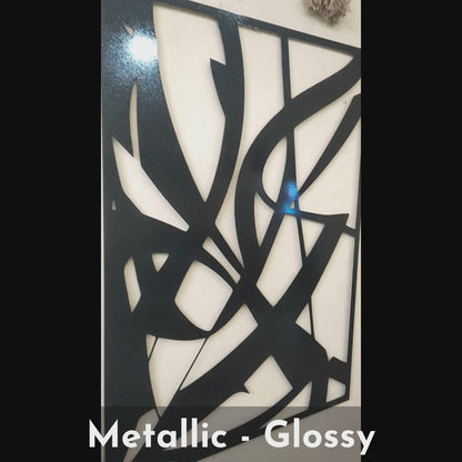 Metal Wall Art - Abstract Drawing Inspired by Albert Gleizes