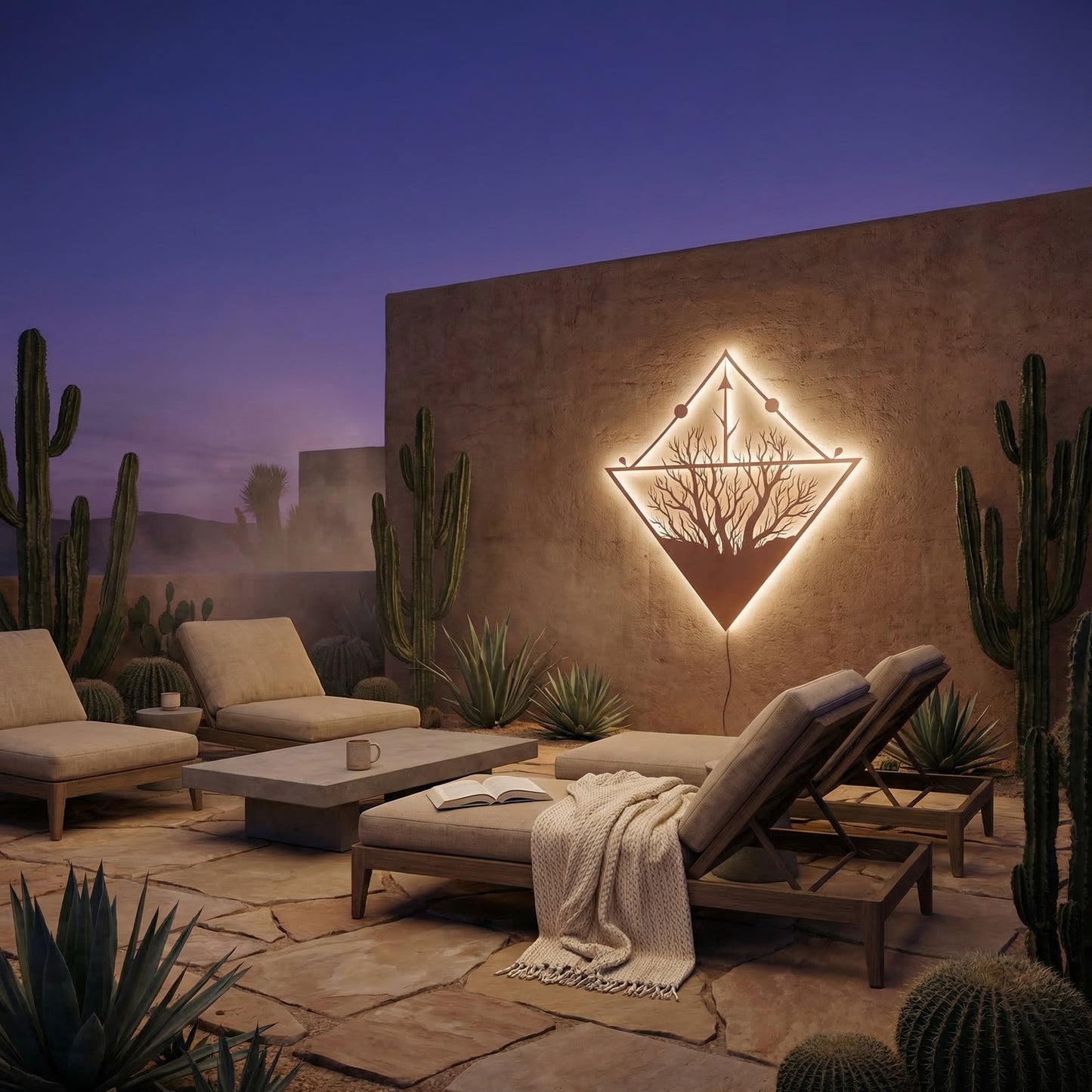 Sacred Grove | Trees & Forest Metal Wall Art