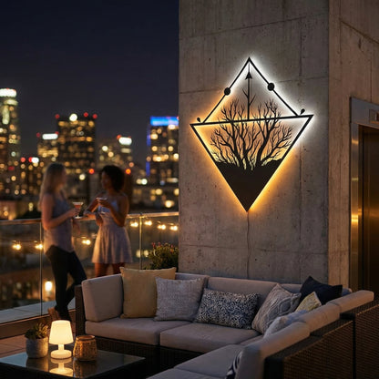 Sacred Grove | Trees & Forest Metal Wall Art