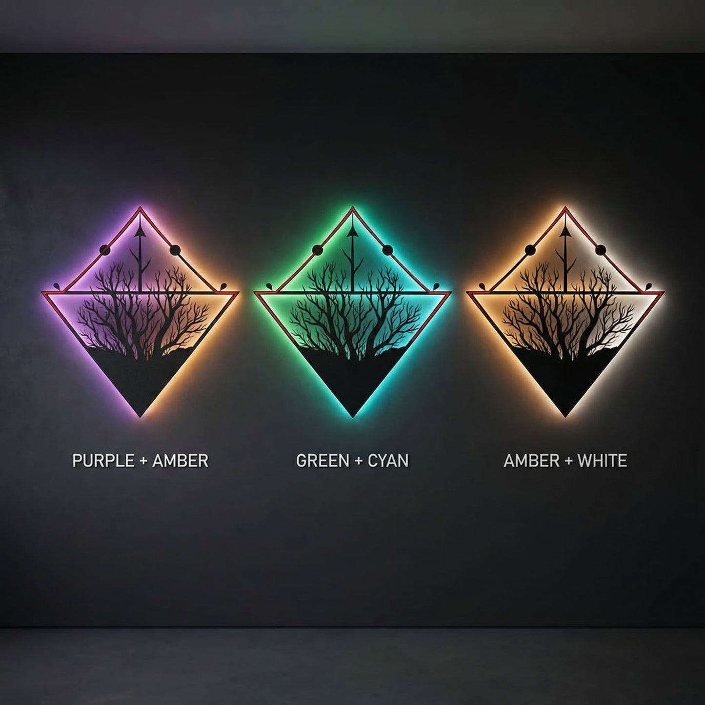 Sacred Grove | Trees & Forest Metal Wall Art