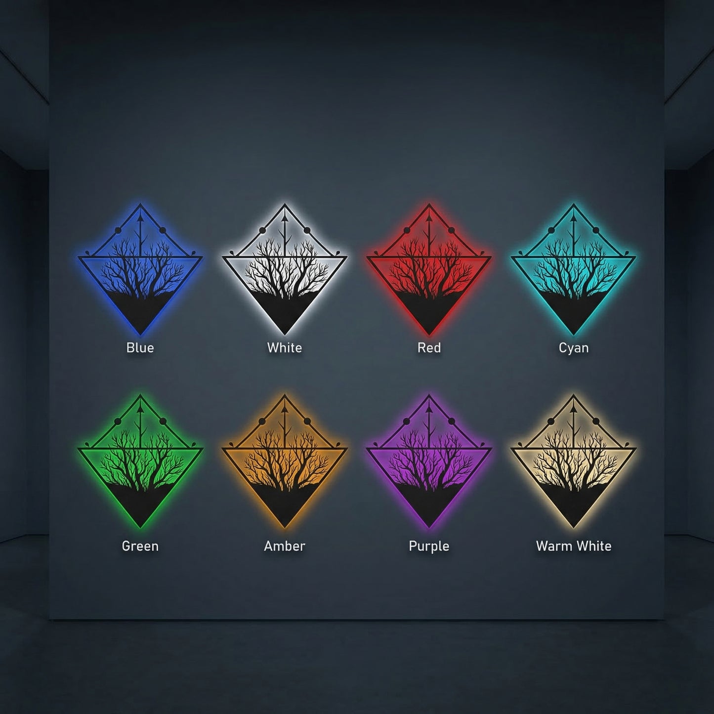 Sacred Grove | Trees & Forest Metal Wall Art