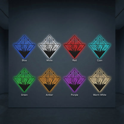 Sacred Grove | Trees & Forest Metal Wall Art